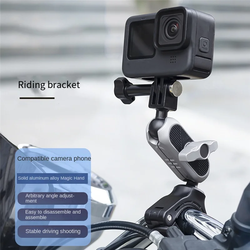 

A45U For Gopro 11 10 9 Insta360 OSMO Action Camera Motorcycle Holder Replacement Parts Accessories Handlebar Mount Bicycle Brack