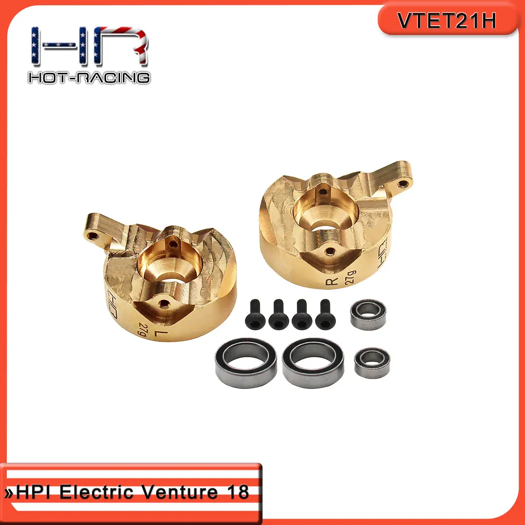 Coppia di tazze dello sterzo contrappeso in rame HR HPI Venture 1/18 Toyota Hynix, ciascuno 27 g