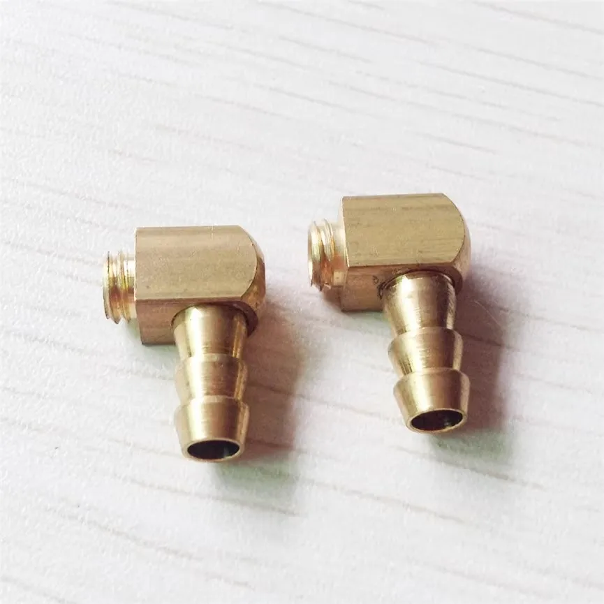 Rc Petrol Electric Boat Model M5 M6 Tooth 90 Degree Copper Inlet And Outlet Water Nozzle Faucet