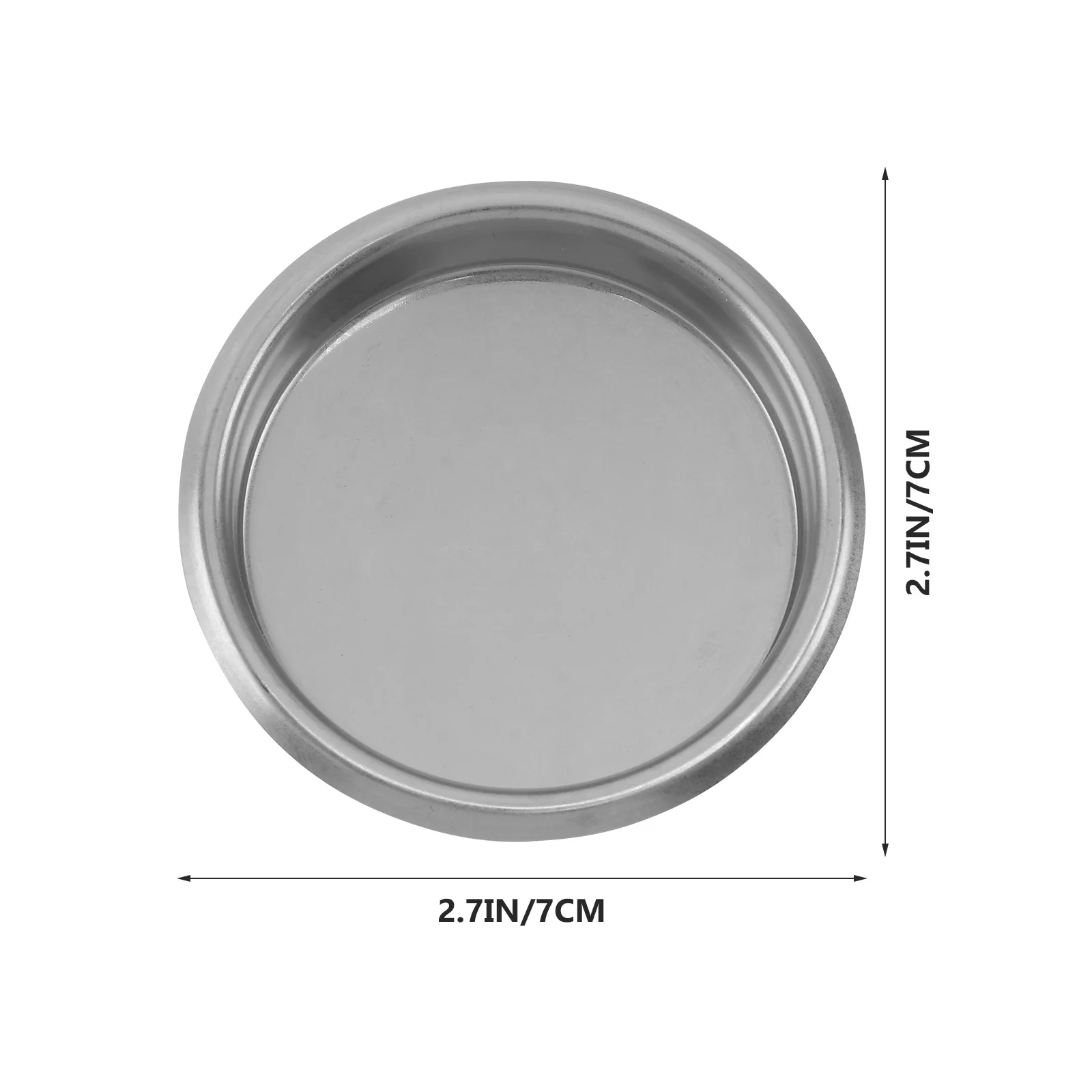 1Pcs Blind Filter 58Mm Stainless Steel Backflush Insert for Espresso Machine Cleaning Basket Metal Back Flush Disk