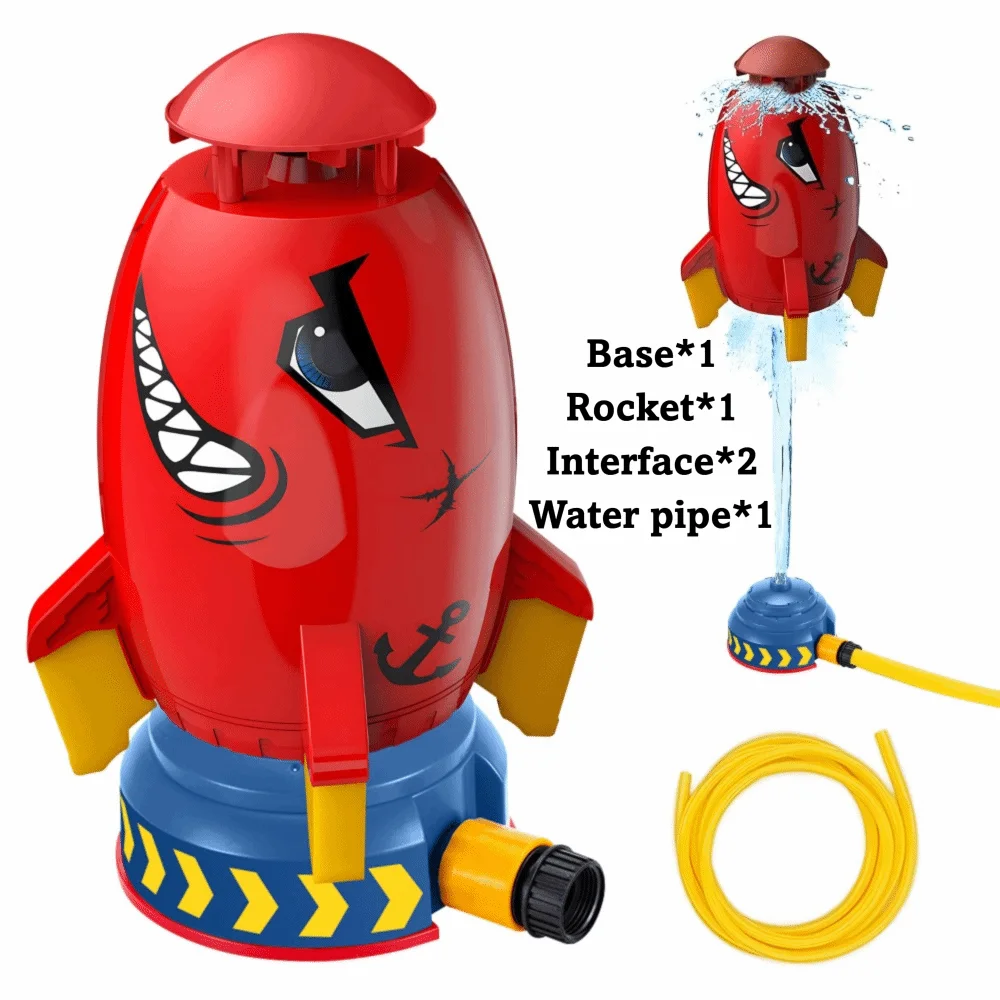 ชุดของเล่นสปริงเกอร์ยกตัวได้ลายการ์ตูน พร้อมสายยางยาว 3 เมตร ฐาน และตัวเชื่อมต่อ