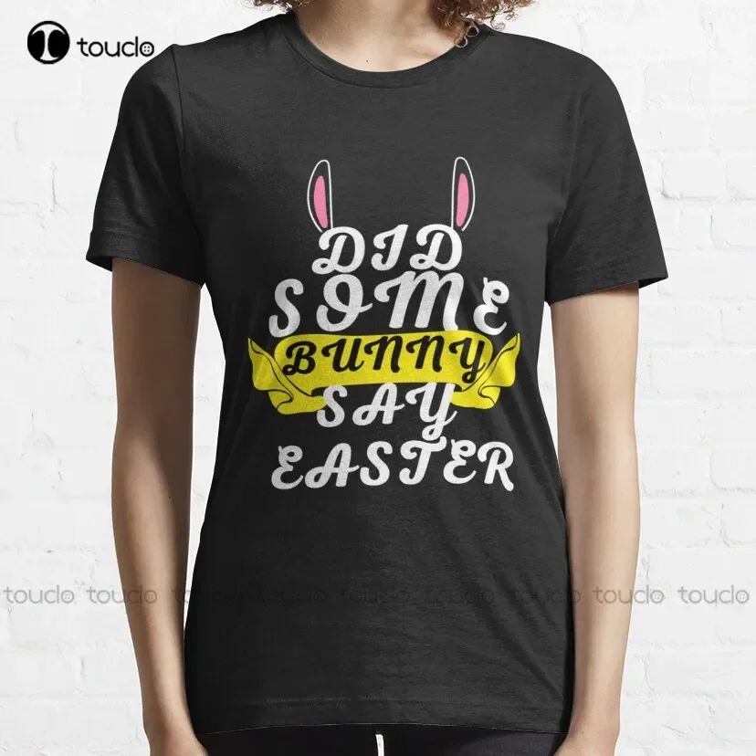 هل كان بعض الأرنب قل عيد الفصح-Dj الأرنب في دا هاوس أرنب مضحك الشرى الكلاسيكية تي شيرت المتضخم تي شيرت للنساء Xs-5Xl