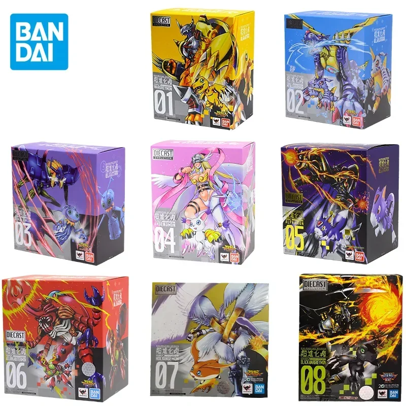 

Bandai Original Digimon Adventure Anime Figure DIGIVOLVING SPIRITS War Greymon Angewomon Action Figure Toys for Kids Gift Model