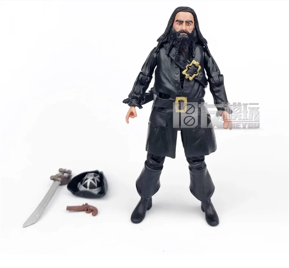 1/18th حوالي 3.75 بوصة ألعاب الدمى القراصنة عمل الشكل جاك المنقولة دمية الشكل اللعب نموذج لجمع المشجعين