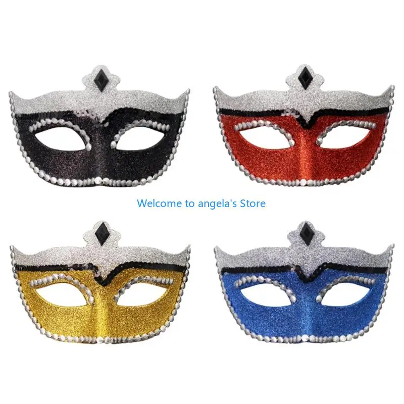 

X4YC Plastic Festival Mask Eye Catching Face Mask for Long Wear Party Activities
