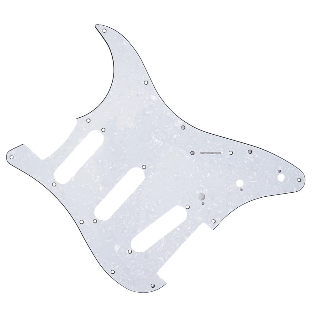 3 Ply 11 Holes Colorful Celluloid Guitar Pickguard Scratch Plate For Stratocaster-Guitar SSS Standard Models Guitar Accessories