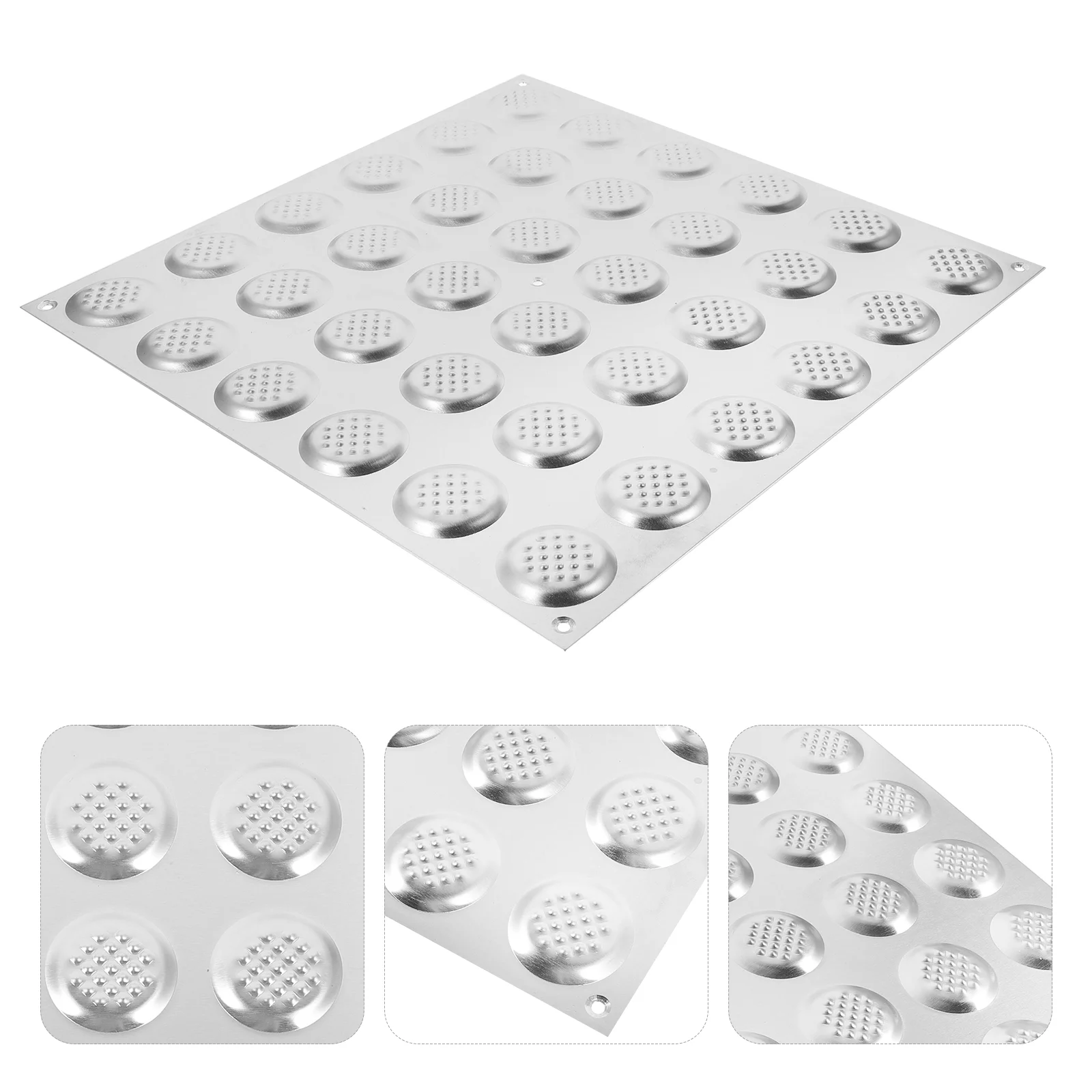 

Tactile Floor Brick Stainless Steel Stickers Practical Convenient Garden Blind Boards Walkway