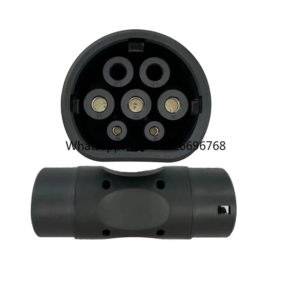 

Новый беспроводной адаптер для электромобилей 32А JET 22 кВт GBT на Type2 62196, 3-фазный удлинитель-адаптер GBT Type2 (женский)