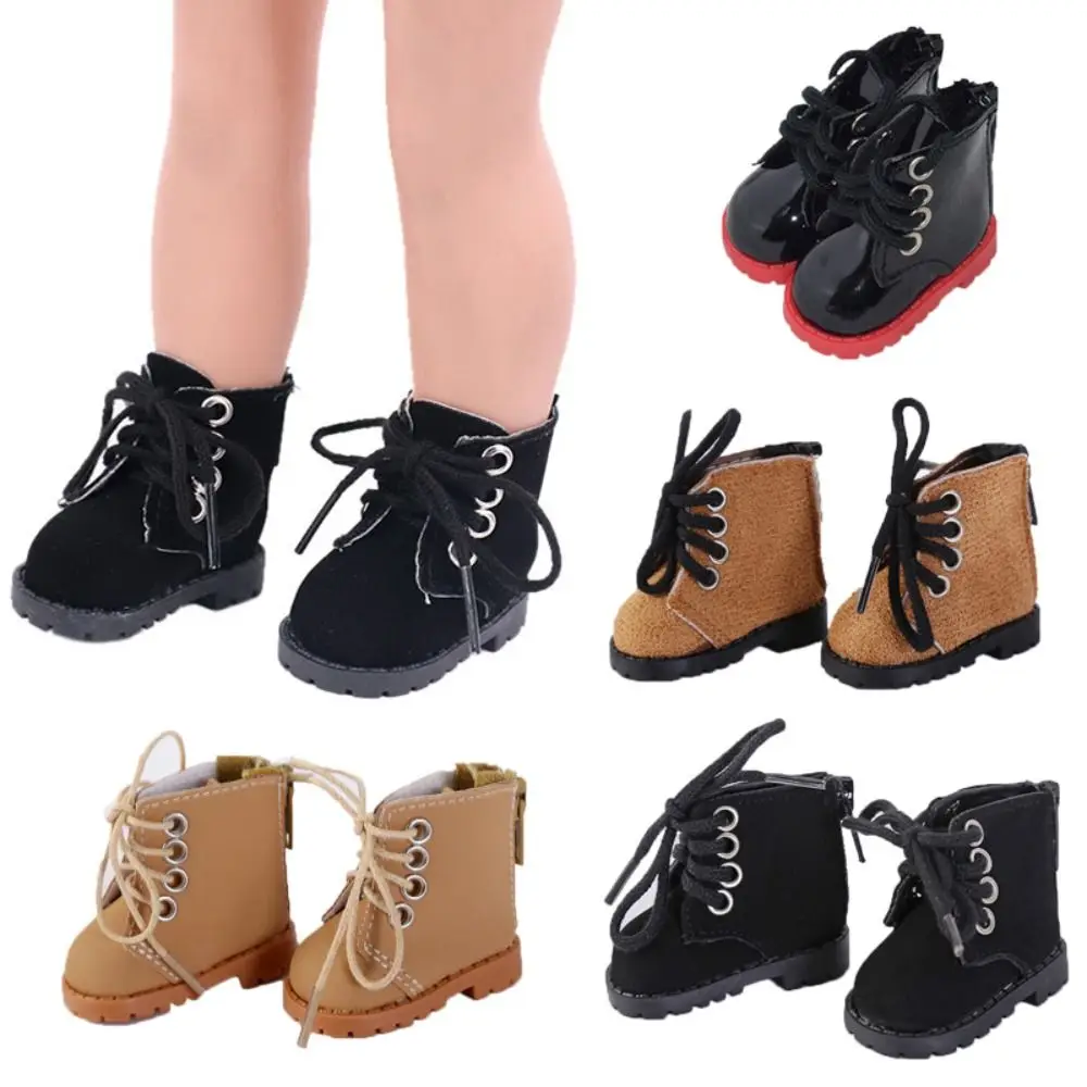 High Quality High Barrel Doll Shoes DIY Casual Wear Doll Boots Clothes Accessories 20cm Cotton Doll/1/12 Dolls