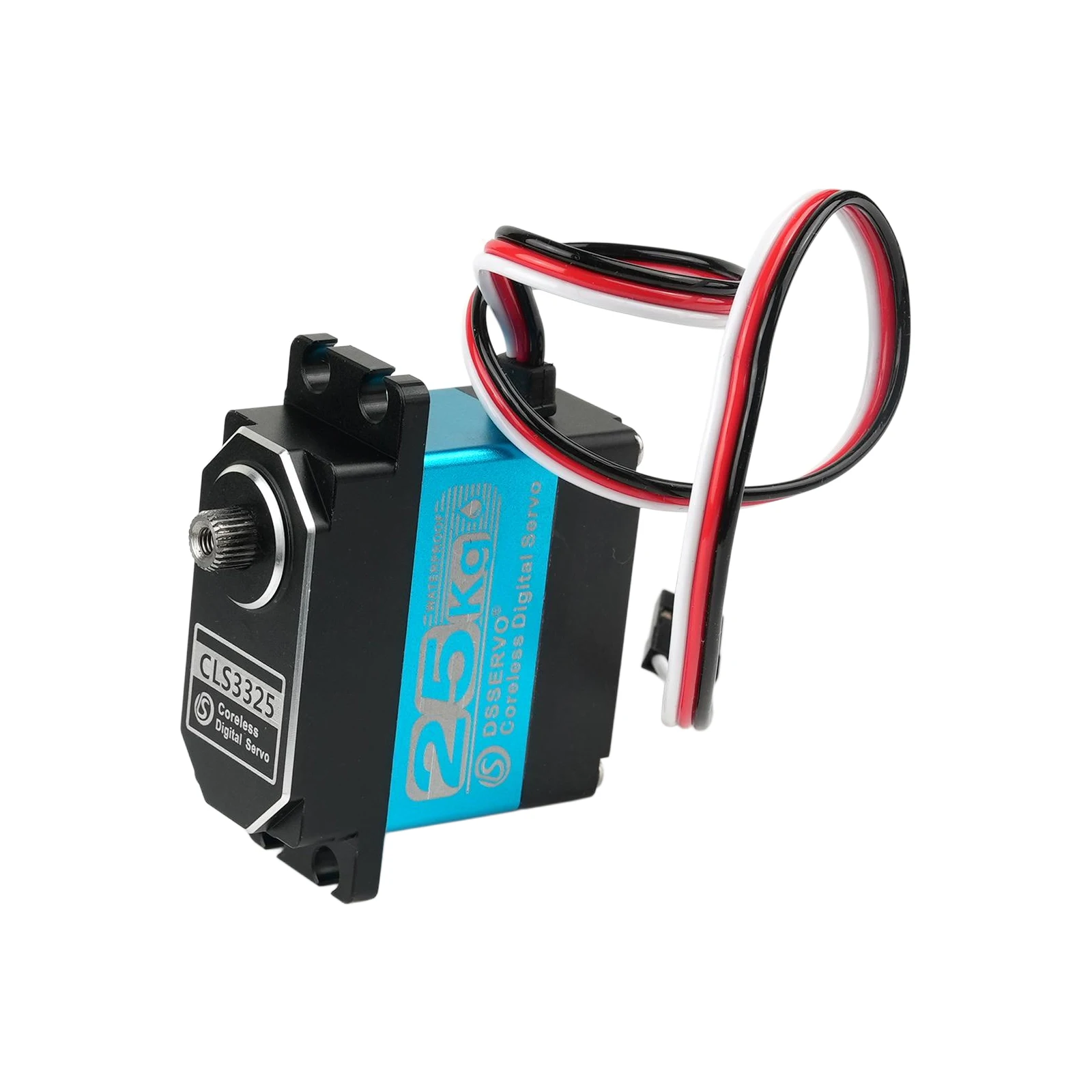 CLS3325 25KG Servo digitale Coppia elevata Corpo interamente in metallo Impermeabile IP67 Sterzo motore coreless per scala 1:8 1:10 RC Arrampicata