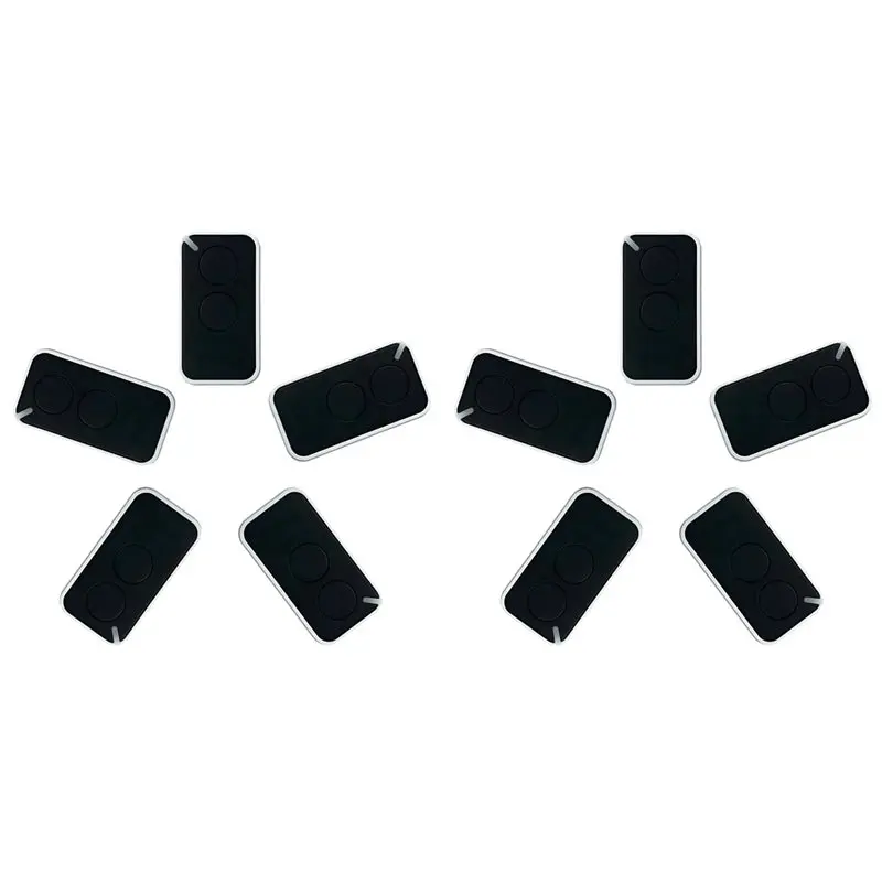 【vente-rapide】-10-pieces-pour-telecommande-universelle-de-garage-nice-43392-mhz-2-canaux-a-code-roulant-noir