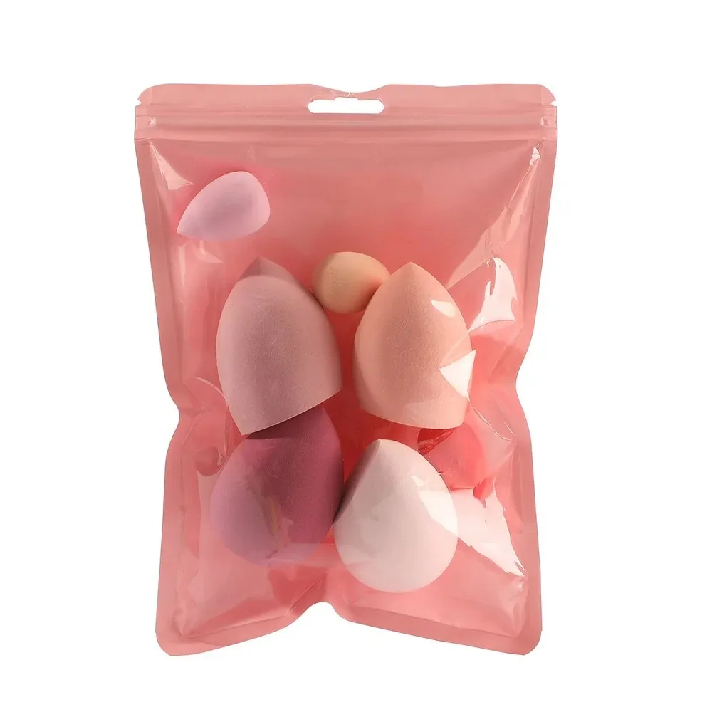 7Pcs Makeup Sponge Set Velour Reusable Foundation Concealer Powder Blender Dry Wet Dual Use for All Skin Types