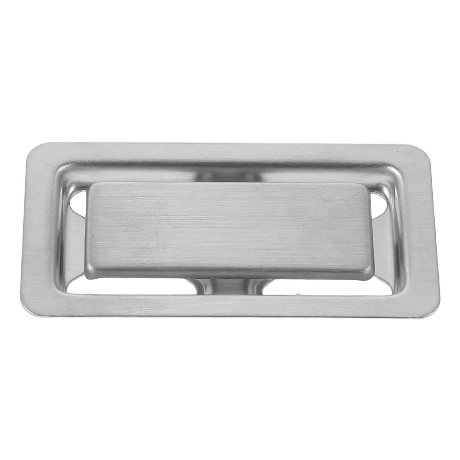 

Rectangle Sink Hole Cap for Kitchen Bathroom Basins Overflow Cover Drain Hole Insert Stylish Modern Decorative Trim Brass Insert