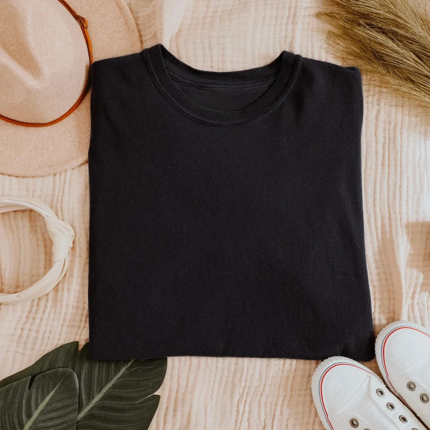 

Женская футболка больших размеров из чистого хлопка с короткими рукавами, однотонная утолщенная футболка свободного покроя, повседневная универсальная базовая футболка унисекс