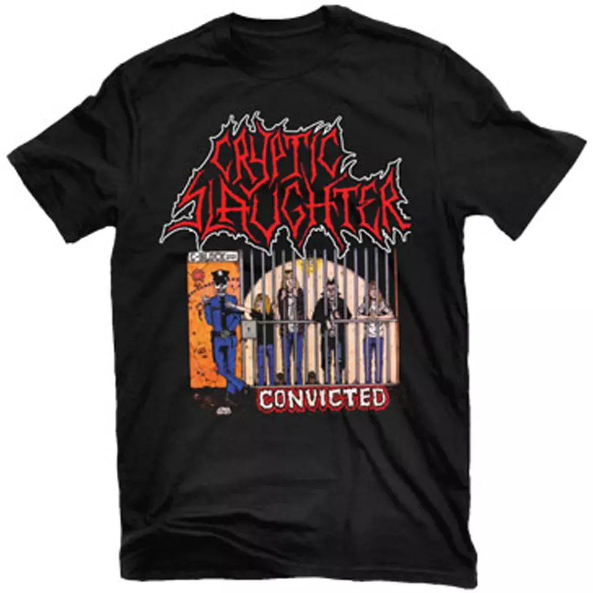 CRYPTIC SLAUGHTER Convicted T-Shirt NEW! Relapse Records AR1058