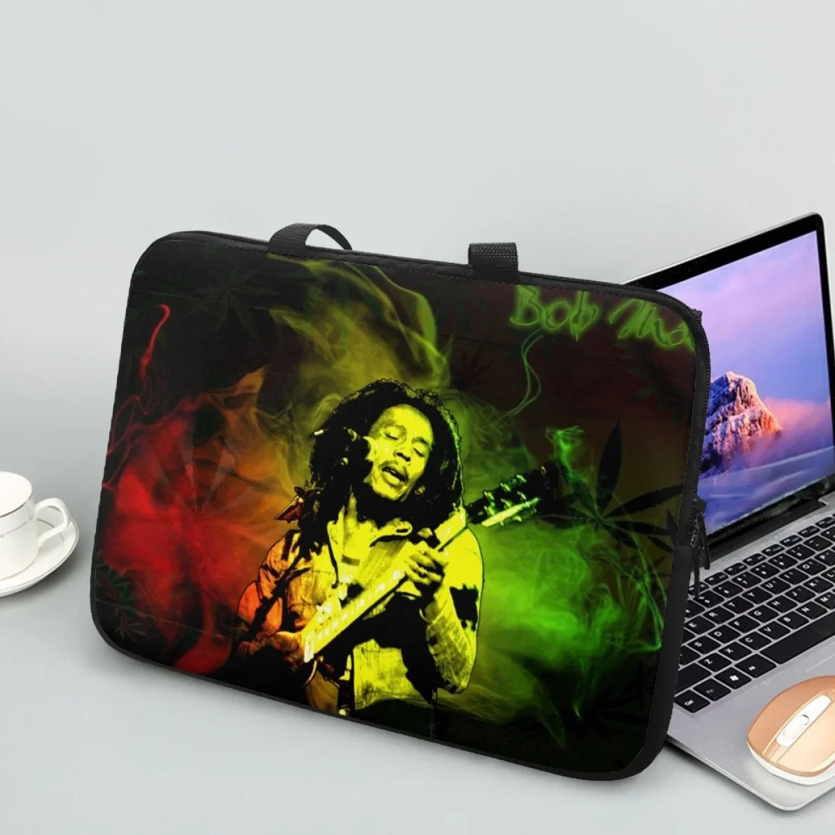 

Bob Marley Laptop Bag Jamaican Rock Singer Portable Luxury Designer Handbags Notebook Protective Cover Tablet Bag Cумка женская