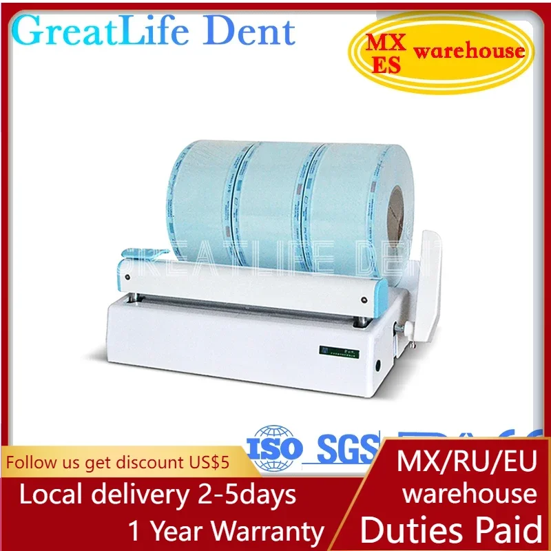 Disinfection Sterilization Bag Packaging Sealer Automatic Sealing Machine Dental Dental Sealing Machine for Sterilization Roll