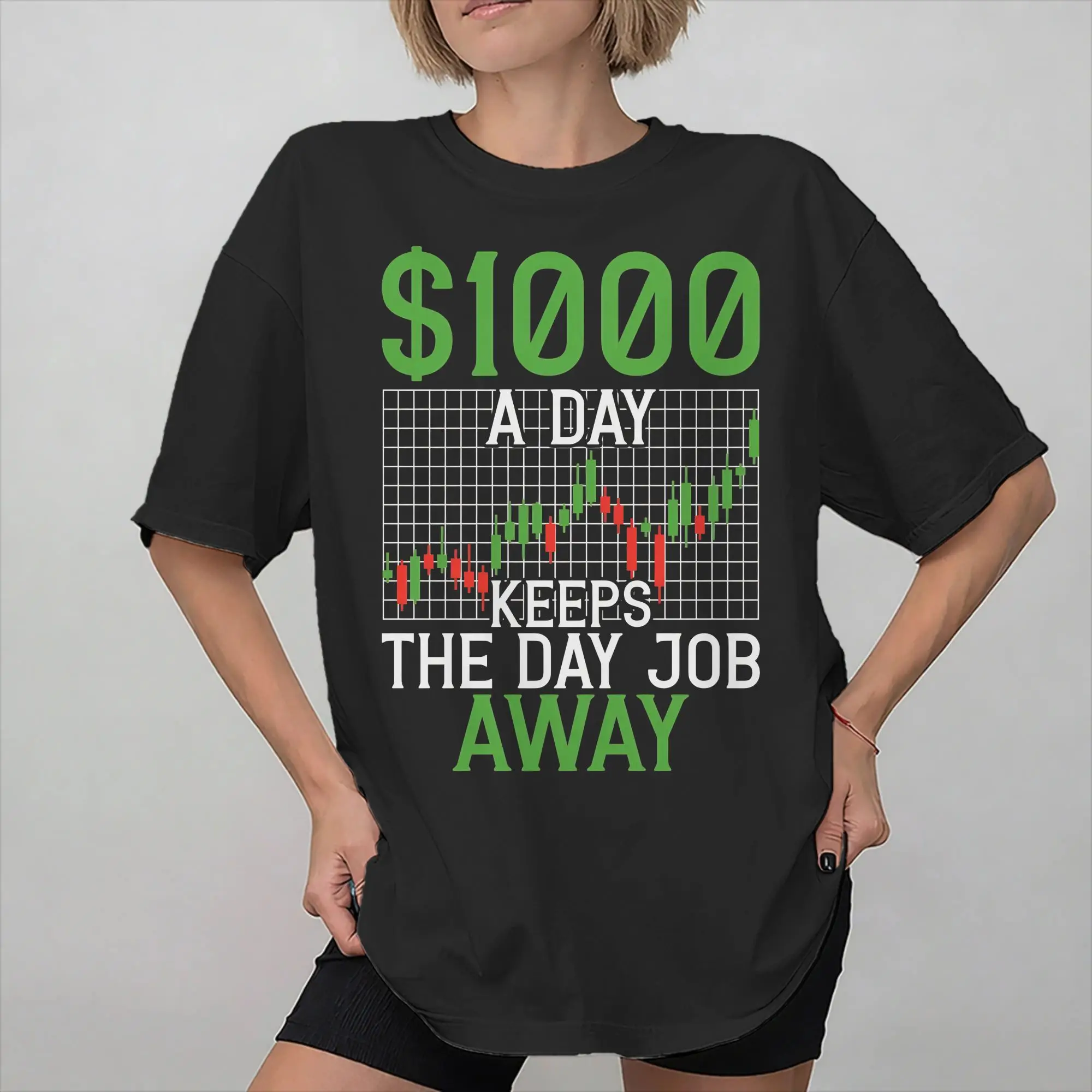 Future Forex Millionaire Chart Printed T Shirts Men Women  Pure Cotton  Tee Shirt Clothing