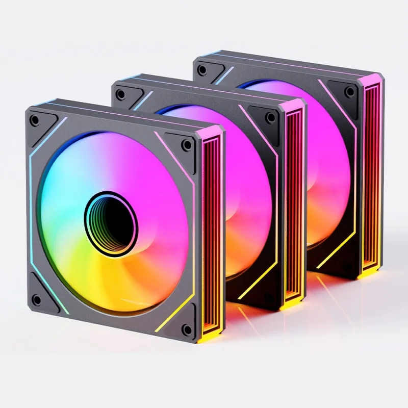 

Комплект вентиляторов для ПК S+ 12В, 120 мм, ARGB, игровой, с адресуемой RGB-подсветкой, контроллеры 7Pro 8Pro