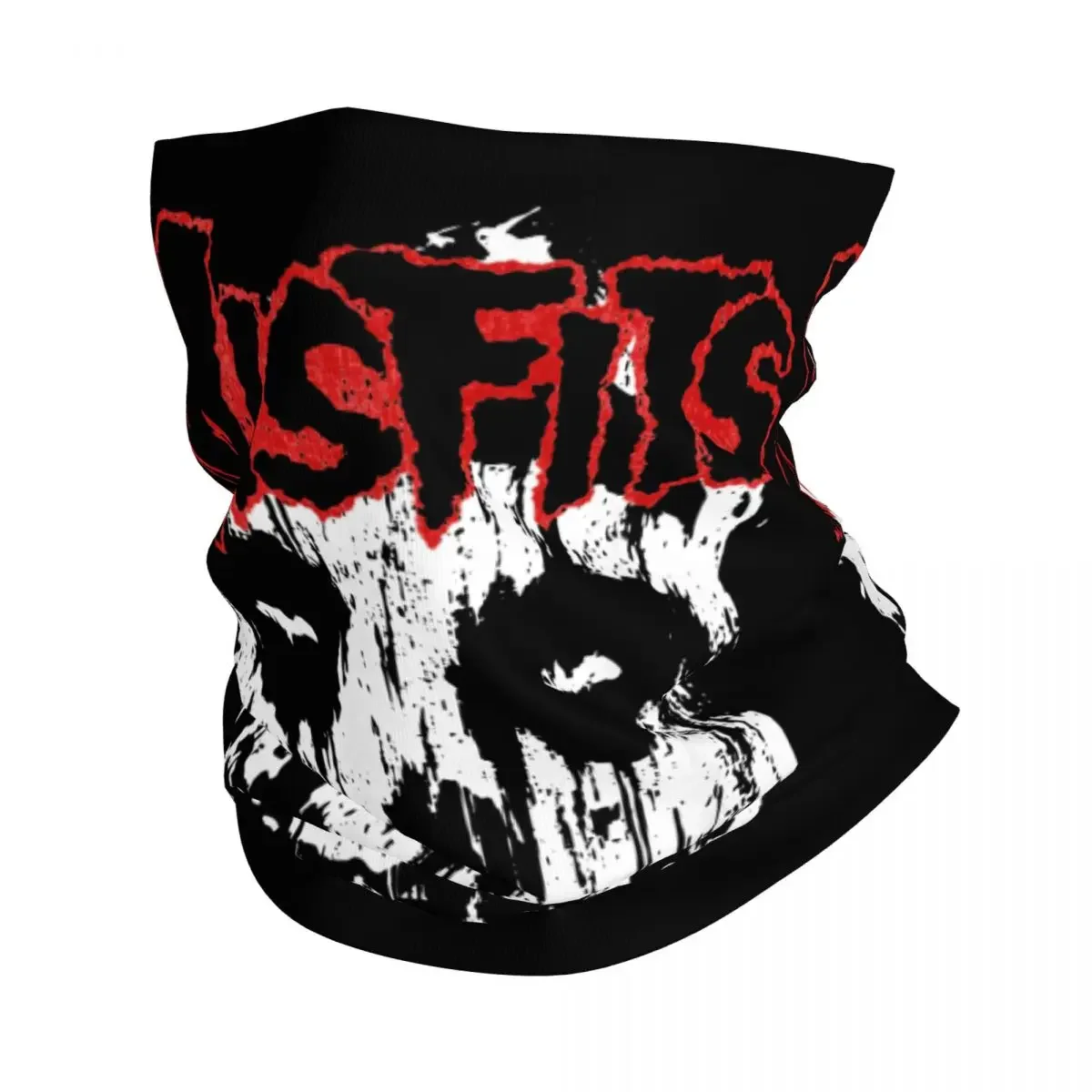 Misfits Skull Bandana Neck Cover Printed Horror Halloween Magic Scarf Multi-use Face Mask Cycling Unisex Adult Windproof