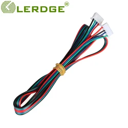 Lerdge – connecteurs de moteur d'imprimante 3D, 4 pièces/lot, câbles de moteur pas à pas DuPont line XH2.54 4pin à XH2.0 6pin, Terminal blanc 4pin