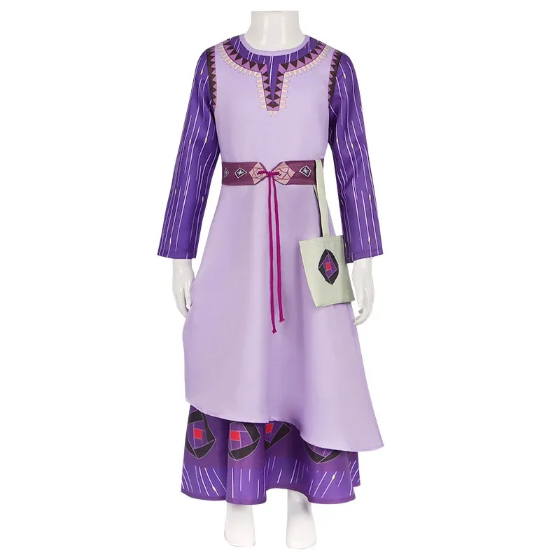 Magic Girls Cosplay Princess Wish Asha Dress for Children Christmas Kids Adult Birthday Party Gifta;3,v'5.t;8, view 5