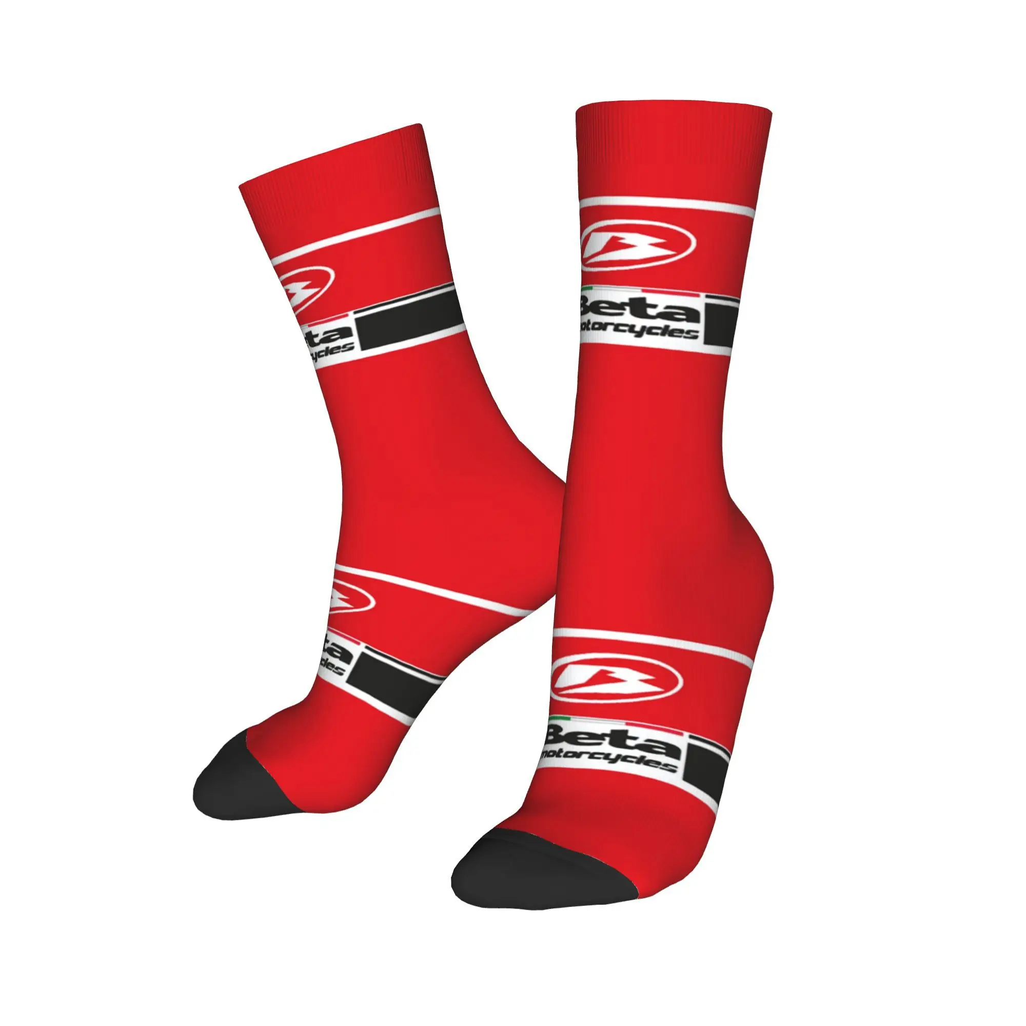 

Custom New B-Betaes Racing Motor Dress Socks Mens Womens Warm Fashion Novelty Crew Socks