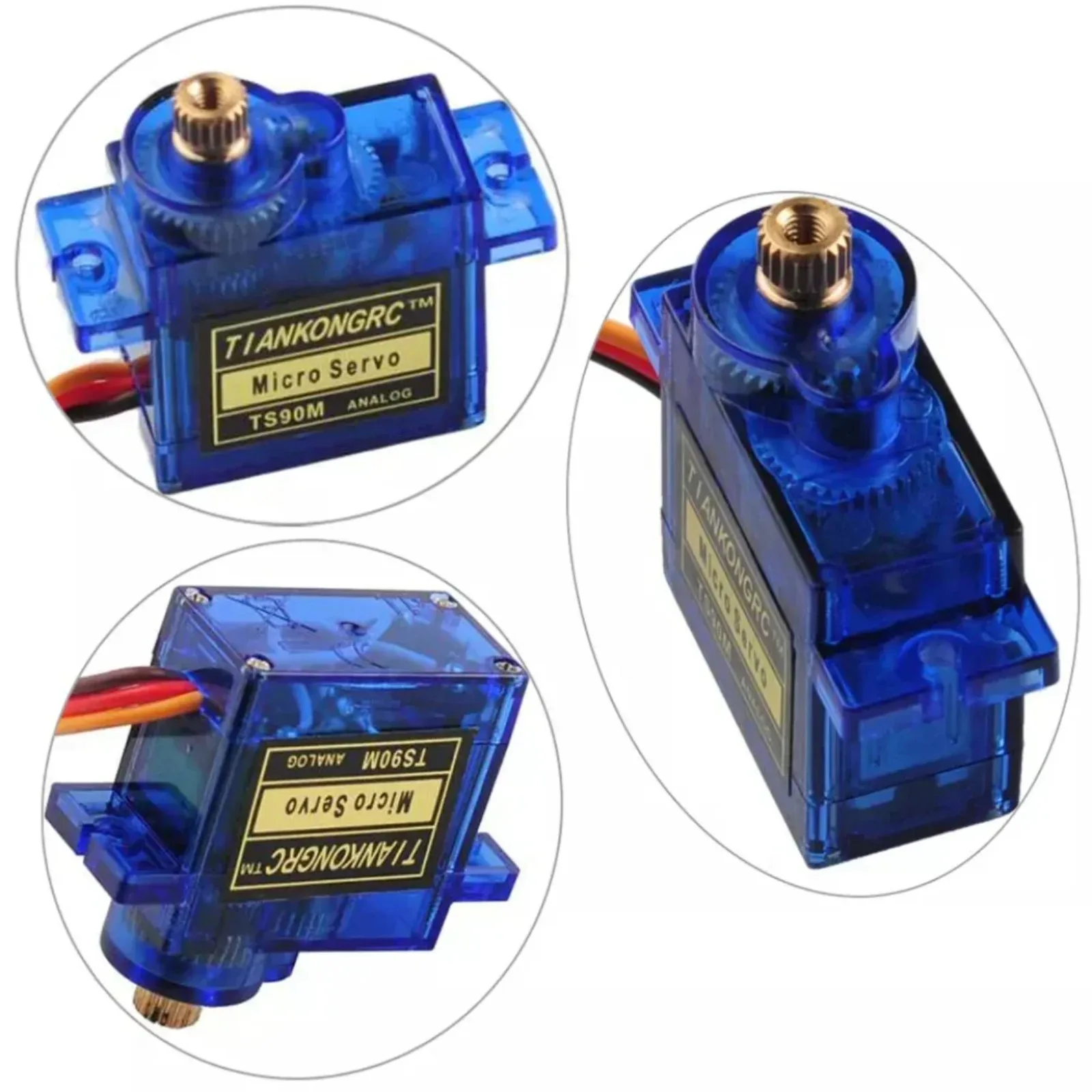 4PCS TS90M/TS90MD 마이크로 9g 서보 풀 메탈 기어 180/270/360도 RC 비행기/로봇 팔/보트