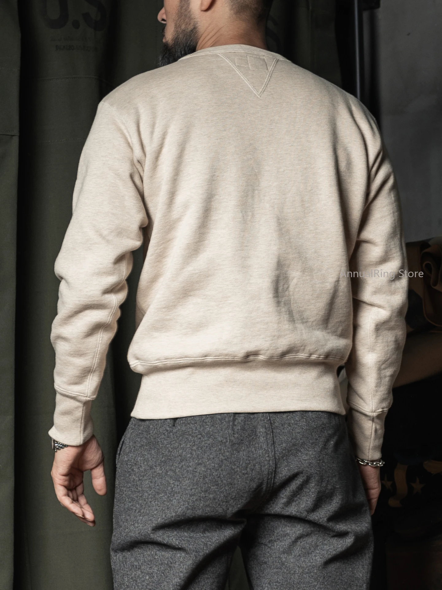 Rugged Bronson Panther Printed Pullovers Vintage 1930s CCC Style Graphic Athletic Sweaters Slub Cotton