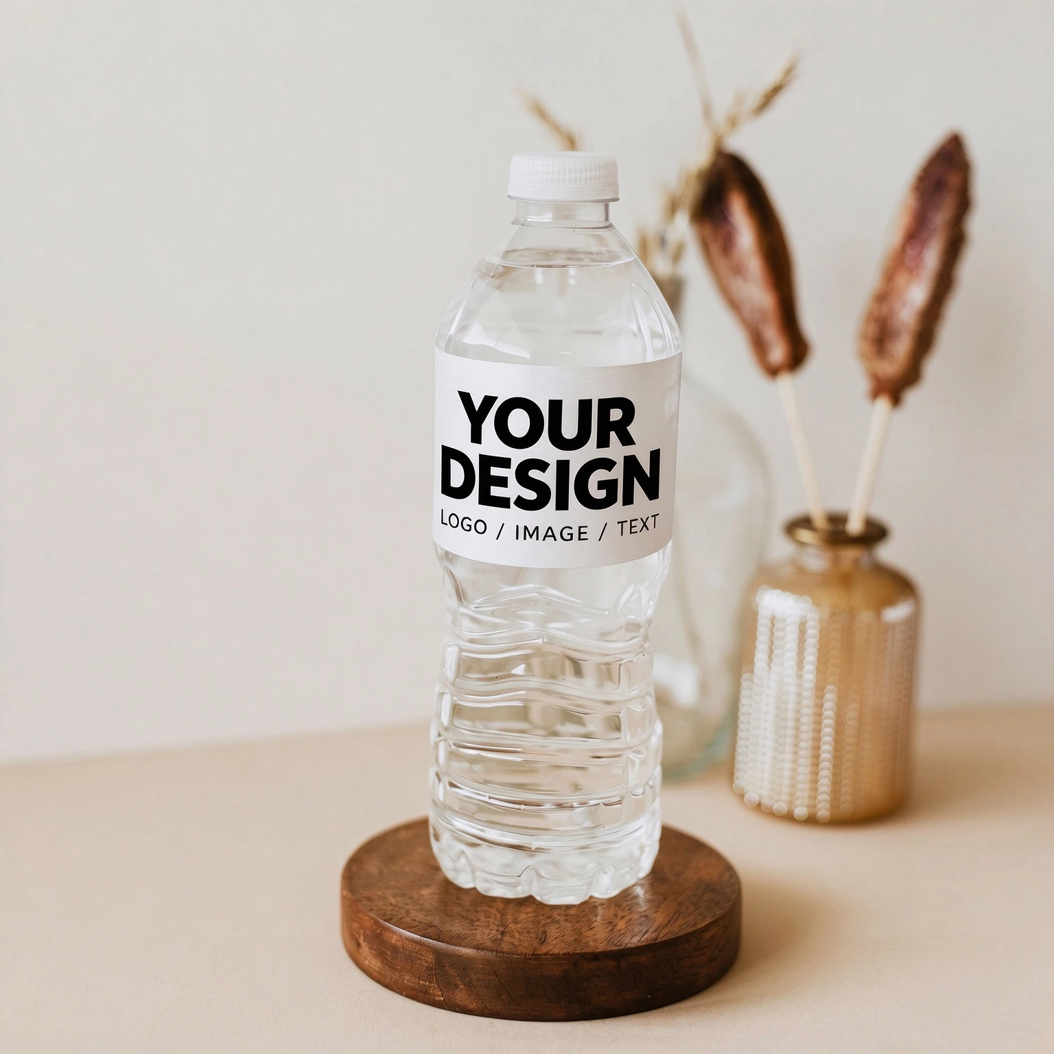 1‑60Pcs Custom Water Bottle Stickers,Personalized Text&Image Tags for Couples,Wedding Drinkware Tags,Romantic Gathering Accents