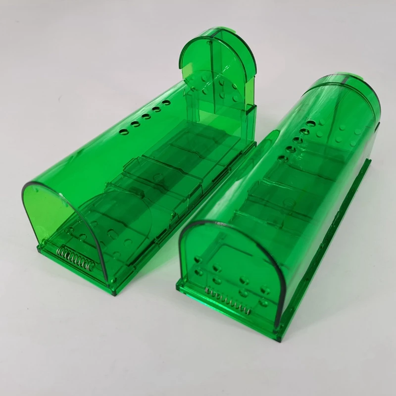 Transparent Mouse Trap Mice Live Catcher Reusable Small Animals Cage Durable Easy Install Easy To Use