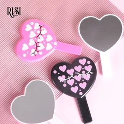 RISI OEM Eyelash Extension Makeup Mirror Lash Mirror Eyelashes Extension Beauty Makeup Portable Big Size Mirror Tool