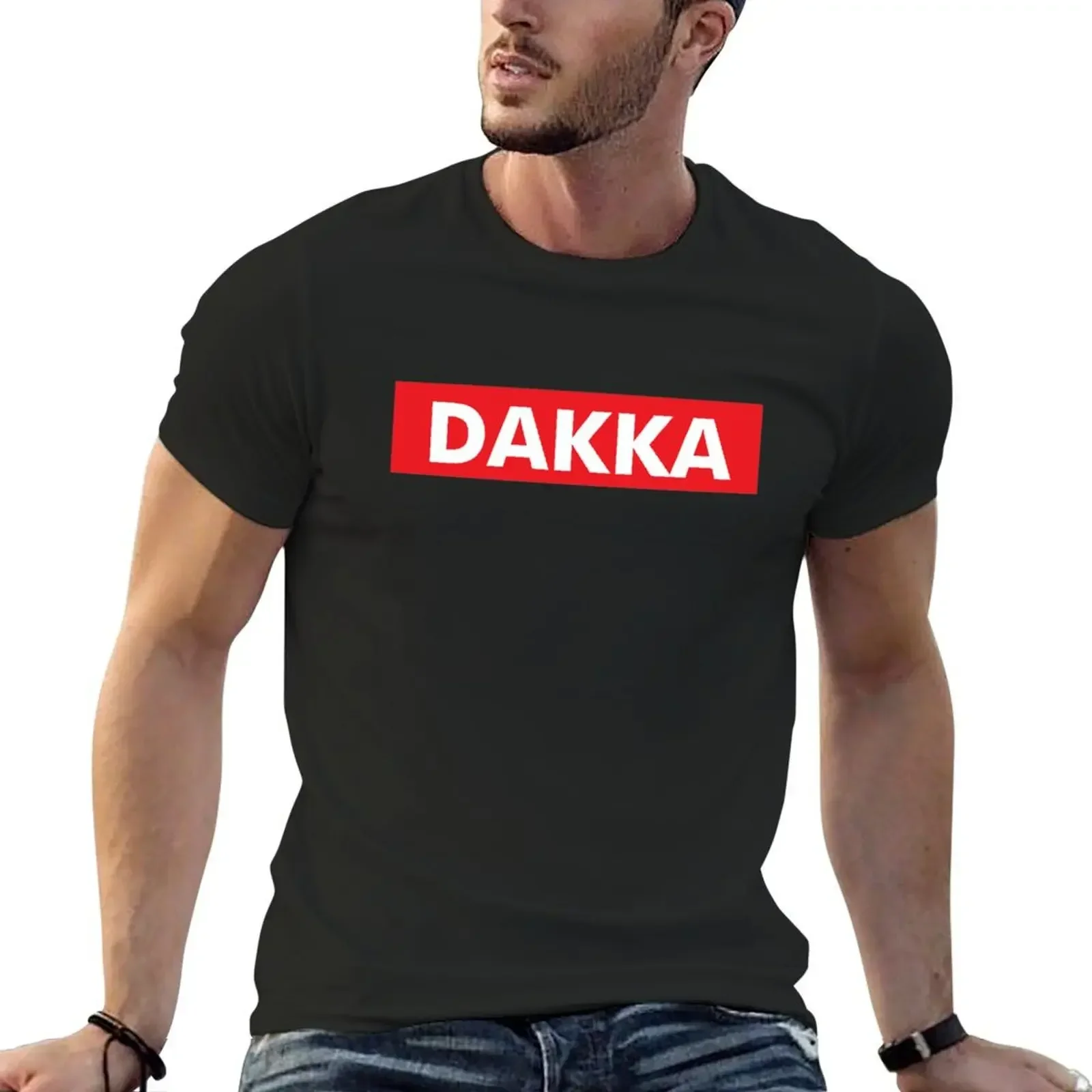 DAKKA SUPREMACY! T-Shirt plus sizes sweat cotton graphic tees street wear t shirts for men cotton