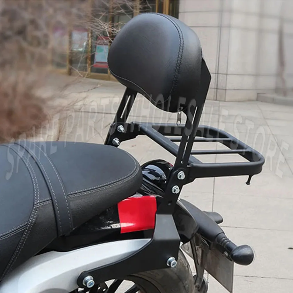 Per keeway Benelli Benda Rock 250 Rock250 Schienale passeggero Cuscino posteriore Schienale Barra di supporto Staffa Portapacchi posteriore