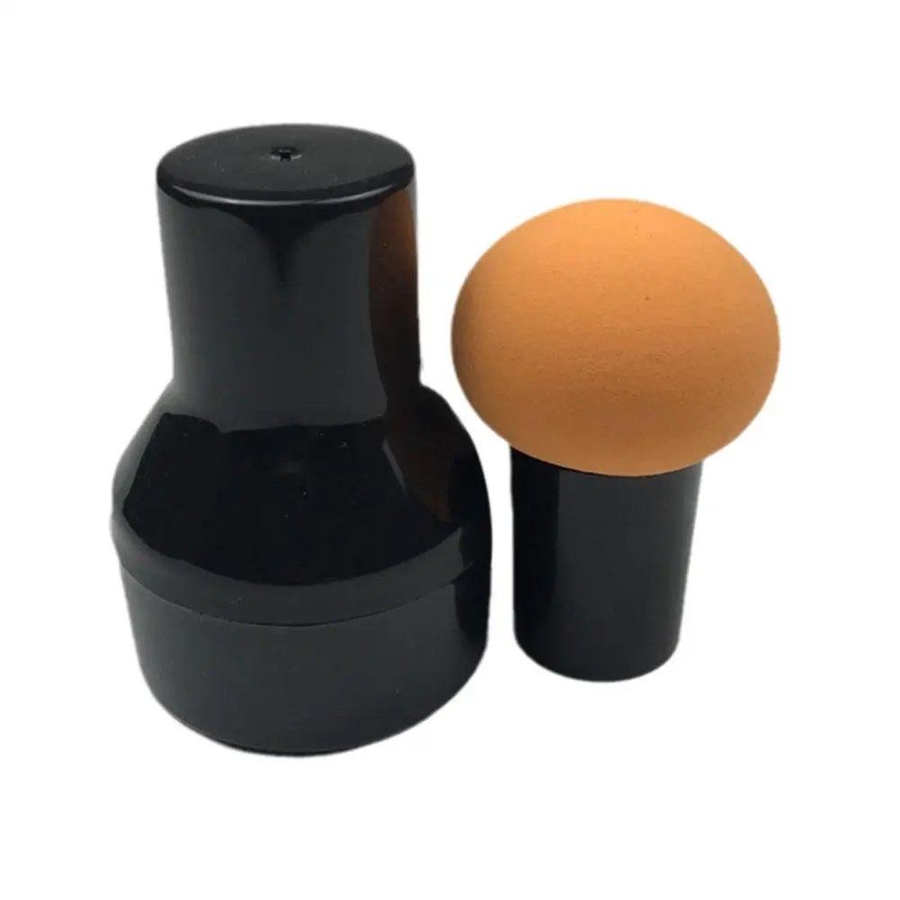 Mushroom Handle Round Head Powder Brush - Cosmetic Dry Concealer & Makeup Smooth Sponge, Puff Beauty Tool Wet Foundation I0J8