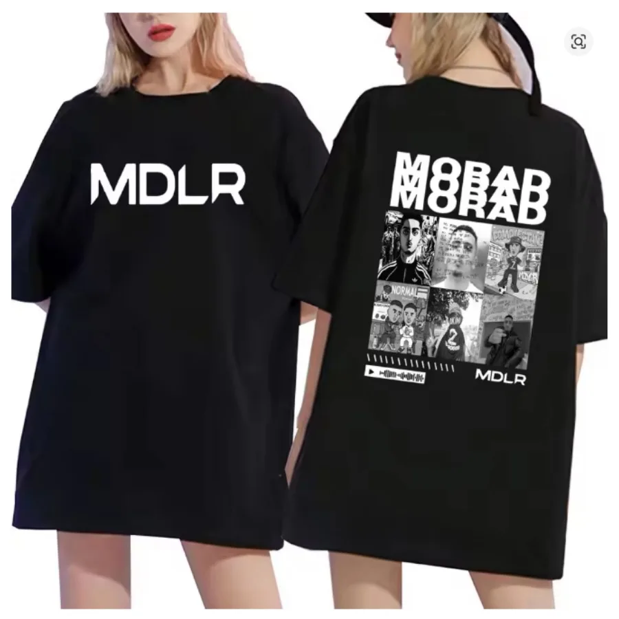 Rapper Morad MDLR Music Album Merch Oversized T Shirt Women Men 100% Cotton Crewneck Short Sleeve Funny Tshirt Graphics Tees