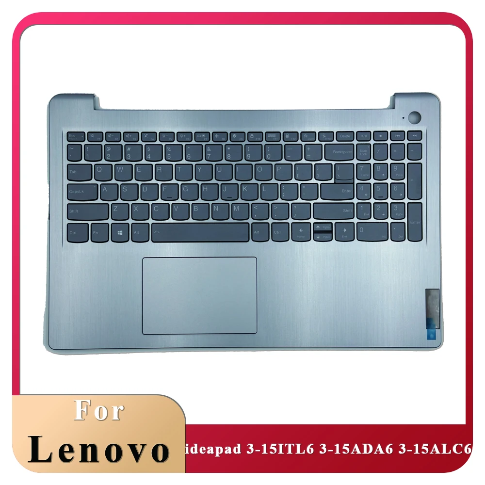 

5CB1B65660 for Lenovo ideapad 3-15ITL6 3-15ADA6 3-15ALC6 Laptop Top Case Backlit Keyboard Touchpad Notebook Top Cover