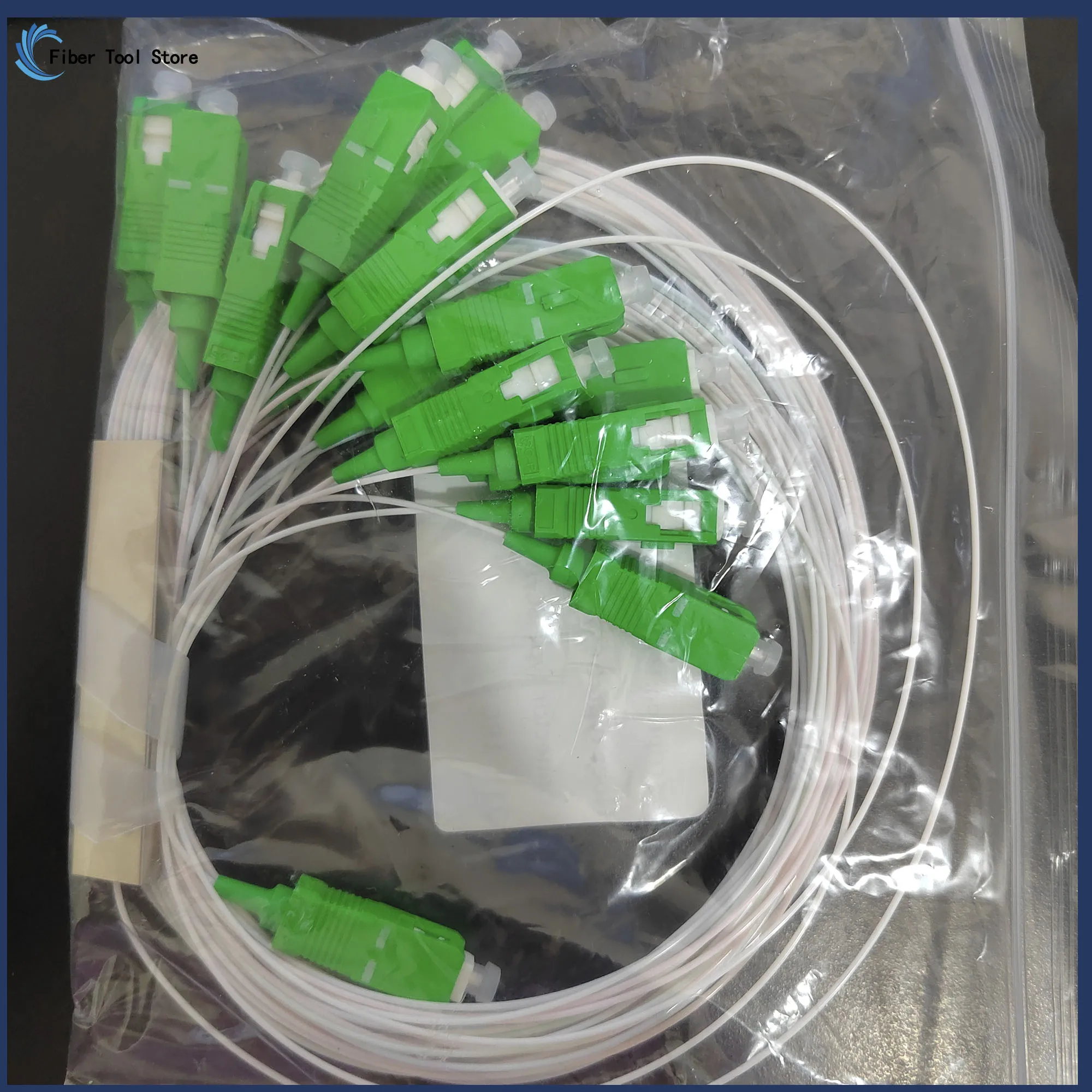 FTTH1X16 PLC Splitter SC/APC Optical Fiber Connector Fiber Optic SplitterSM 0.9mm  APC Fiber Optic Connector Free Shipping