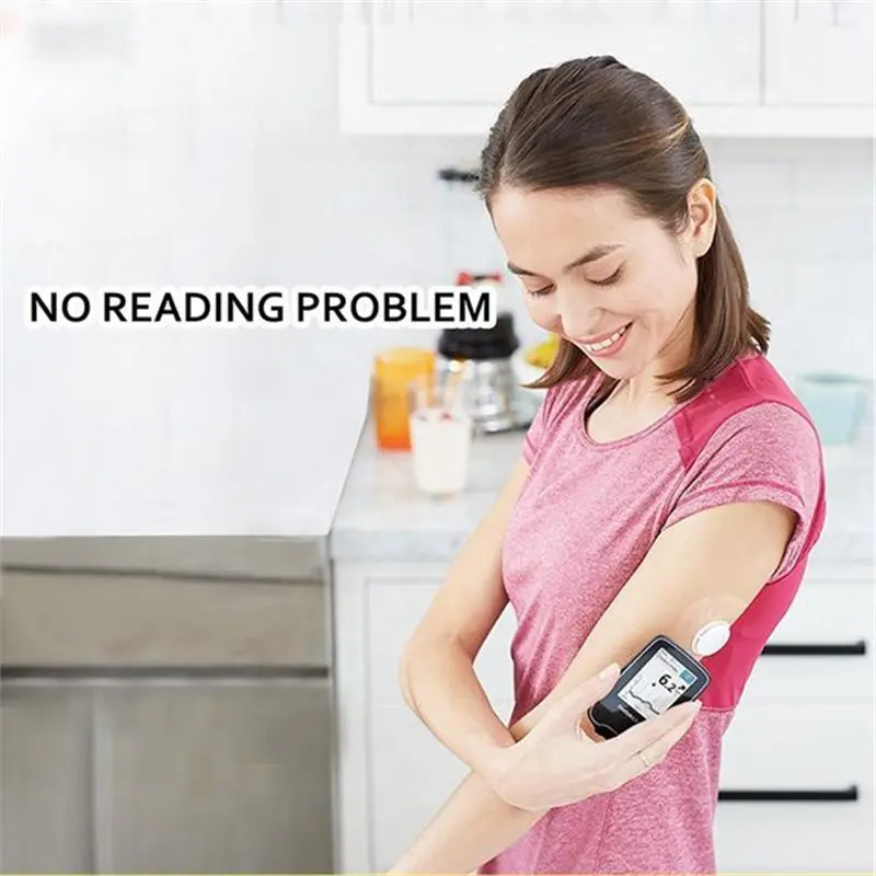 N96R 60-Pack For Libra Sensor Covers Latex-Free Patches For Libre 2/3 CGM Tape Precut Waterproof With No Glue In The Middle Cent