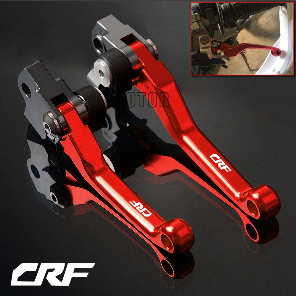 ホンダcrf 250R 450R 250X 450X 230F折りたたみブレーキクラッチレバーCRF250R CRF450R CRF250X CRF450X CRF230F CRF250L/m 2003-2018