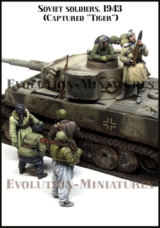 1/35 Resin Model Figure GK,Soviet soldier, Unassembled and unpainted kit
