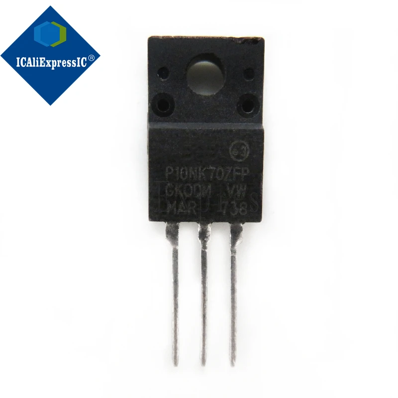 10 piezas STP10NK70ZFP P10NK70ZFP