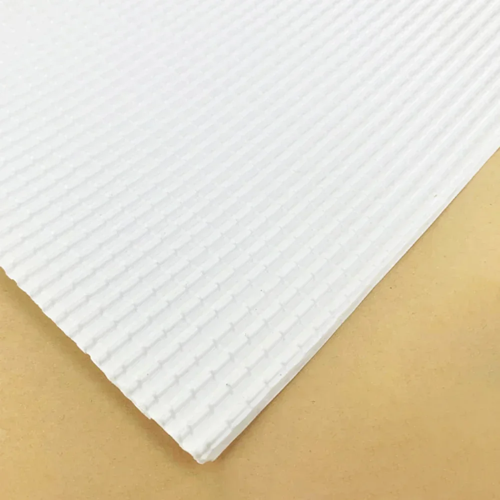 Simulation Tiles Roof G Scale Model Building Sand Table DIY PVC Roof Tile Sheet For Dolls House Room Furniture Decor