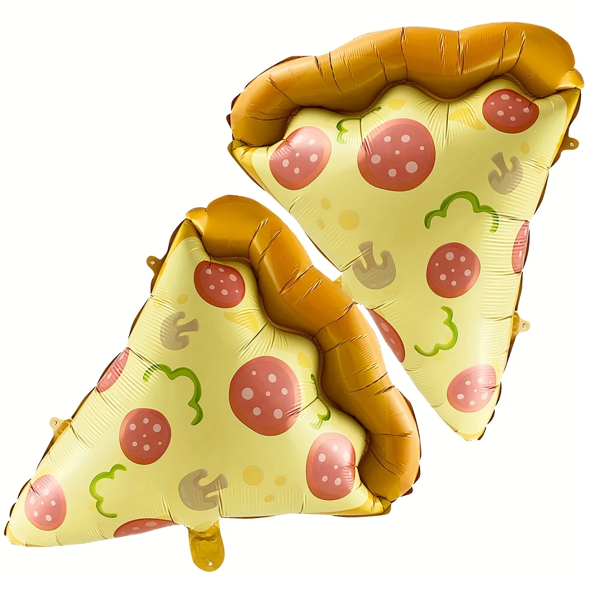 مجموعة بالونات من فيلم البيتزا المصنوعة من الألومنيوم مكونة من قطعتين - قطعة أثرية أساسية لتزيين المطاعم/الاحتفالات أعياد الميلاد! #2