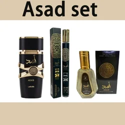 100ml Original Asad Men's Eau De Toilette Spray Set Lasting Fragrance High Quality Portable Arabian Perfume Exquisite Gift