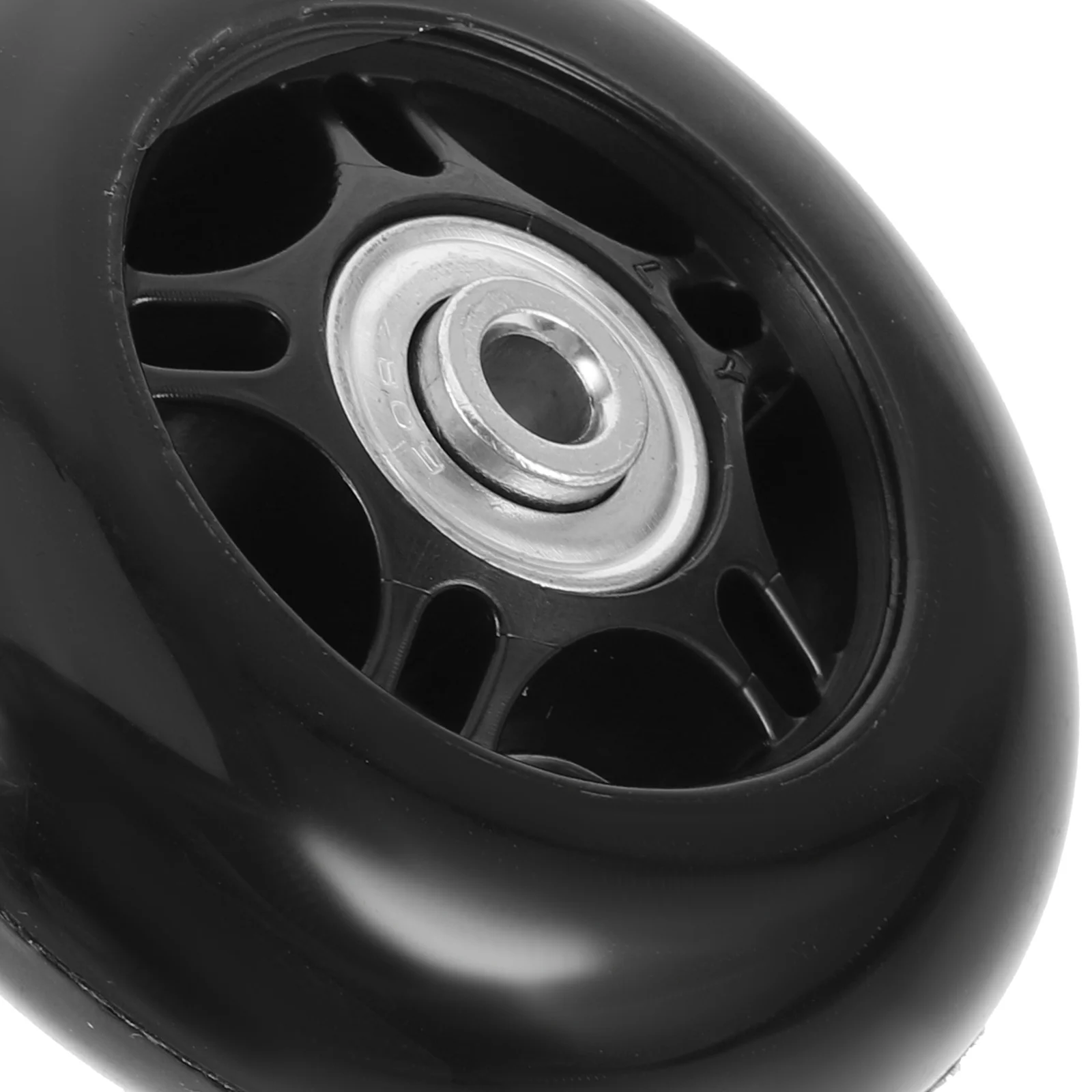 1 مجموعة الأمتعة استبدال عجلات حقيبة عجلة دوارة دائم المطاط معدن مرنة الدورية سعة تحميل كبيرة كتم تصميم #4