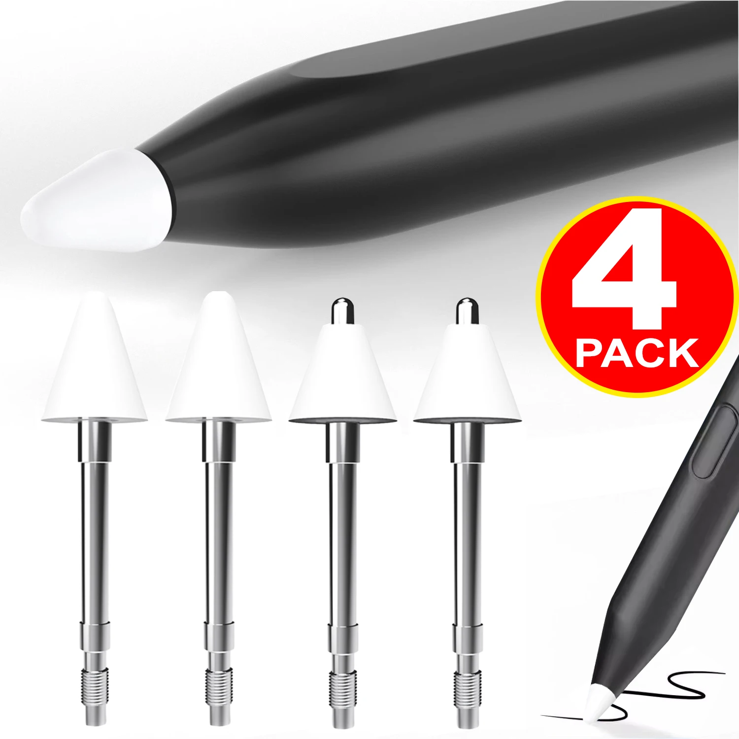 

1-4PCS Replacement Stylus Pen Nibs Suitable for Lenovo Digital Pen Xiaoxin Stylus 2 No Wear Out Fine Point Precise Pencil Tips