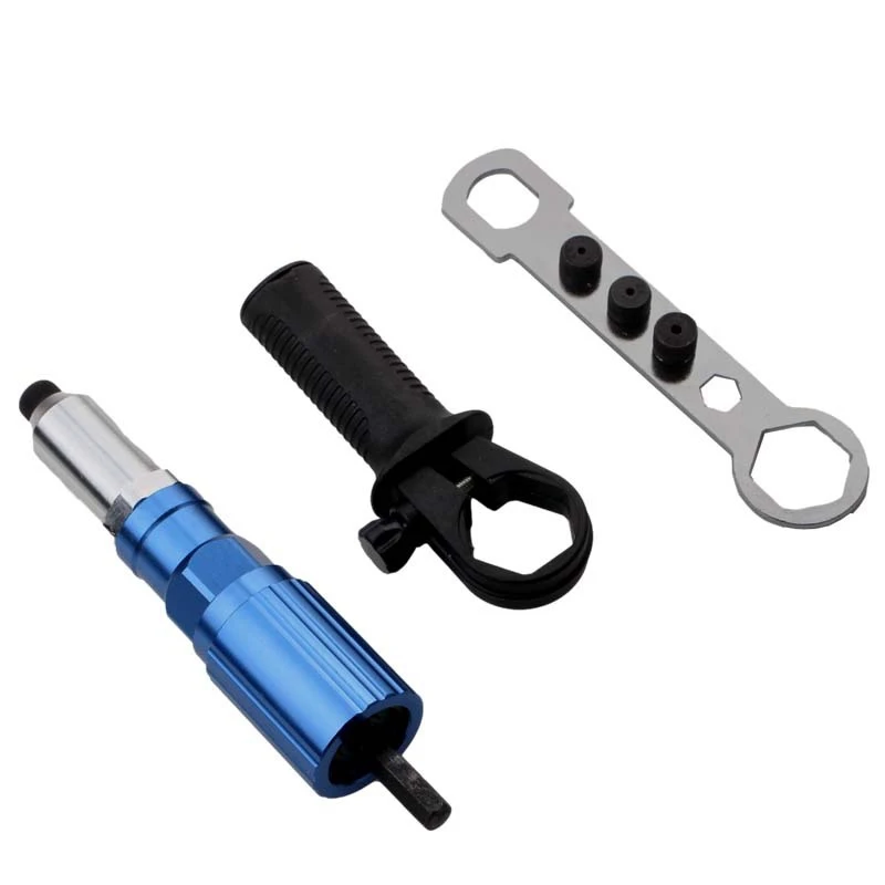 Quickly Pull 2.4-4.8mm Rivet Nut Gun Drill Adapter Cordless Riveting Tools Electric Rivet Gun Set Insert Nut Pull Electric Tool