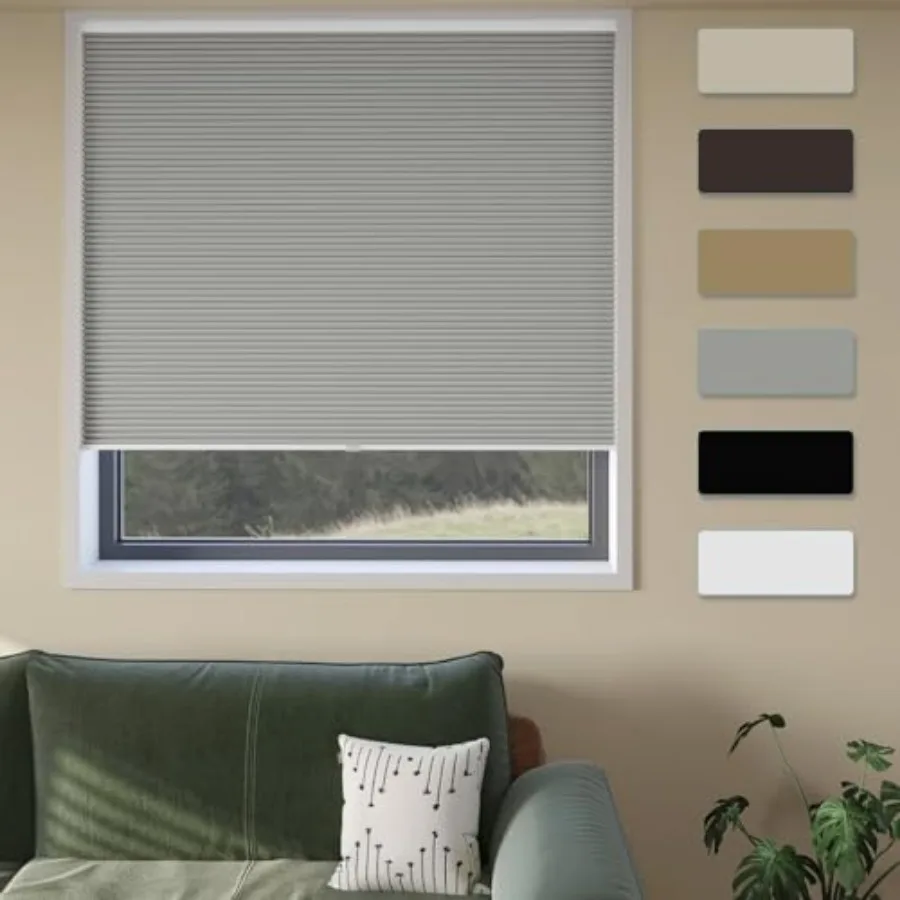 Cordless Cellular Window Shades No Tools No Drill out Blinds for Indoor Windows Size 41