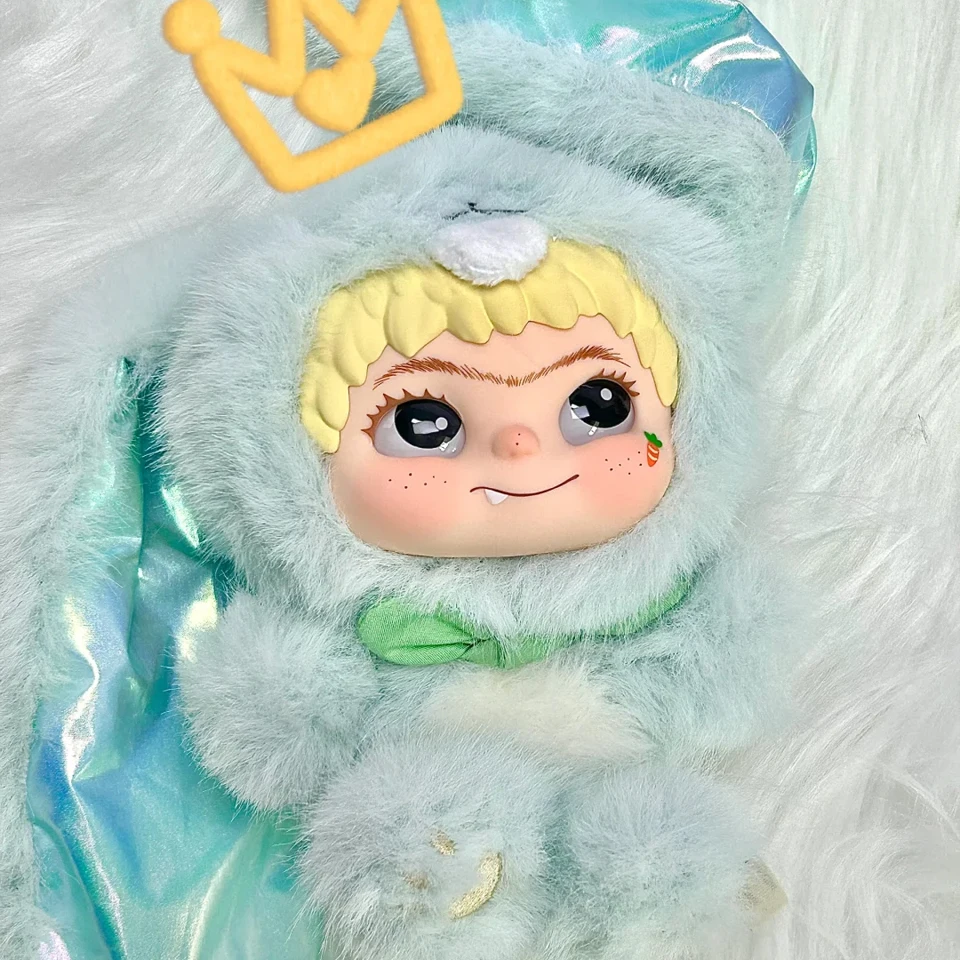 

100% Genuine WAKUKU Trick Series Vinyl Diary Fox Rabbit Fashion Fun Party Plush Blind Box Anime Character Pendant Keychain Gifts